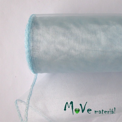 Organza světle modrá š. 21 cm/ 1m