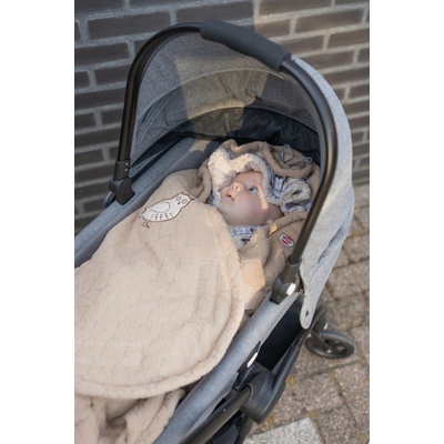 Lodger Bunker Folklore fleecový béžový