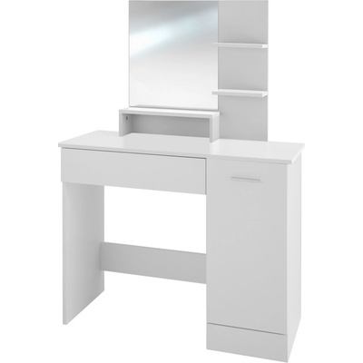 tectake zoe 405314 toaletní stolek bílá