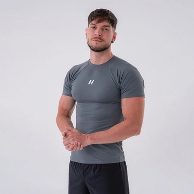 Nebbia Funkčné Slim-fit tričko 324 GREY