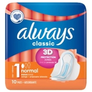 Always Classic Normal Sensitive 10 ks