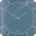 NeXtime Стенен часовник Michael Square Dome син (3172)