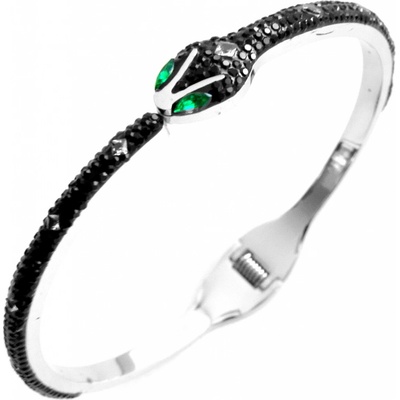 Steel Jewelry náramek had černý z chirurgické oceli NR090477