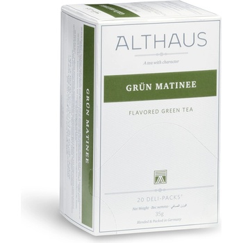 Althaus ароматизиран зелен чай - Grün Matinée Deli Pack 35g