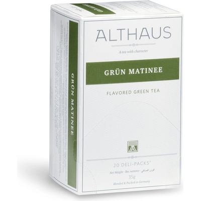 Althaus ароматизиран зелен чай - Grün Matinée Deli Pack 35g