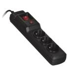 Activejet COMBO 3GN 3M черен разклонител с кабел (COMBO 3GN 3M)