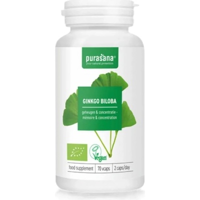 Purasana Bio Ginkgo Biloba 250 mg [70 капсули]