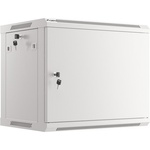 Lanberg Комуникационен шкаф Lanberg rack cabinet 19" wall-mount 9U/600x450 for self-assembly with metal door grey (flat pack) (WF01-6409-00S)