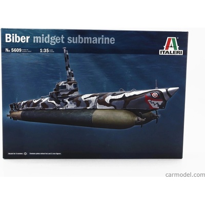 Ponorky Italeri Sommergibile Biber Midget Military 1945 1:35 /