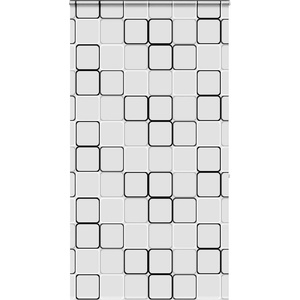vidaXL Ролетна щора за душ с касета 140x240 см Ширина на плата 136 см (4015049)