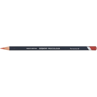 Derwent 10464_TER Procolour umělecké pastelky kusové 1 ks Terracotta 64