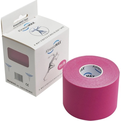 Kine-Max 4Way Stretch tejp růžová 5 cm x 5 m