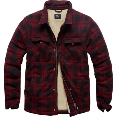 Vintage Industries Class sherpa red-check