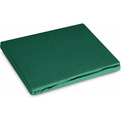 Takoy Napínací prostěradlo 100x200 cm z bavlny, barva lahvově zelená, 105 g/m2 BASIC-HF-482322 | 100 x 200 x 30 cm