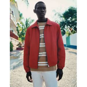 Marks & Spencer Харингтонско яке с пълнител и цип Marks & Spencer червено Marks & Spencer | Cherven | МЪЖЕ | XXL REG