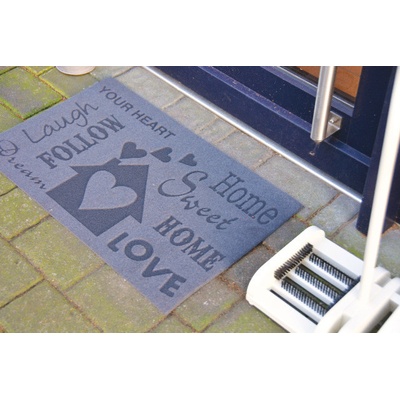 ESSCHERT DESIGN BEST FOR BOOTS nápisy šedá 75 x 45 cm