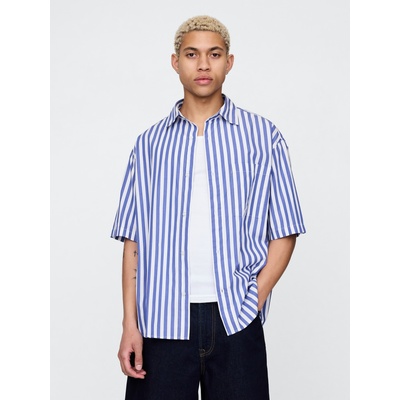 GAP Oversize поплинова риза GAP GAP | Sin | МЪЖЕ | XS