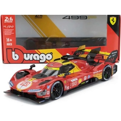 BBurago Model Ferrari 499P 50 Winner Le Mans 2024 1:24