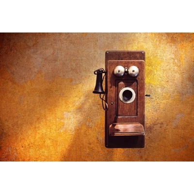 Dimex MS-5-2082 Vliesová fototapeta Starožitný telefon rozměry 375 x 250 cm