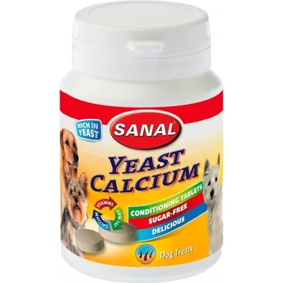SANAL Витамини SANAL Dog Yeast-Calcium 75 гр, Холандия SD2016