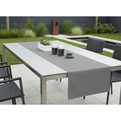 Mybesthome Venkovní běhoun ubrus Runner color 23 šedá 40x140 cm