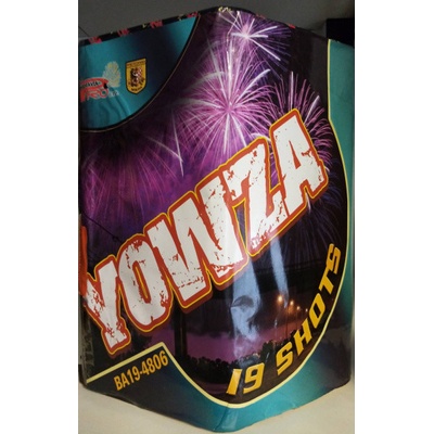 PyroMoravia Ohňostroj YOWZA baterie 19 ran BA19 4806