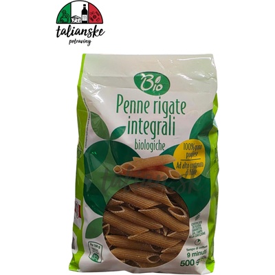 Bio Celozrnné penne bio 0,5 kg