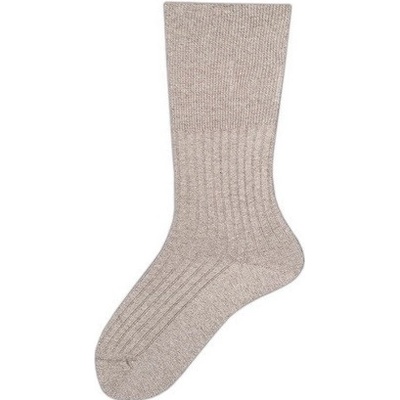 Vysoké zdravotné ponožky Zedus bledošedá