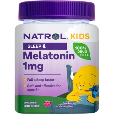 Natrol Kid's Melatonin, 1 mg, 90 желирани таблетки, Natrol (9288)