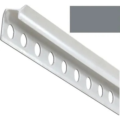 CEZAR ЪГЪЛ ВЪТРЕШЕН ПВЦ 8мм 2.5м 850106 Т. СИВ (850106)