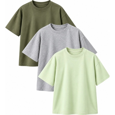 Winkiki WAU 33112 3pack zelínkavá khaki šedý melír