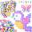 Melianda WAFLE blocks Meli Minis Pastel 400 pieces 50305