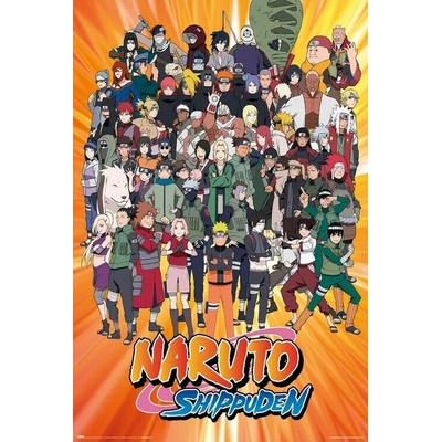 Plagát, Obraz - Naruto Shippuden - Characters, 61 × 91.5 cm