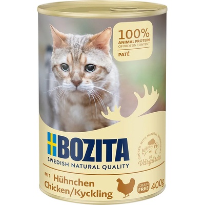 Bozita 6х400г Bozita, консервирана храна за котки - пастет от пиле