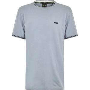 Boss Тениска Boss Mens BOSS Green Short Sleeve T-Shirt with Logo Detail (Taul Regular Fit) - Dark Grey