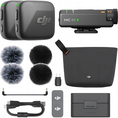 DJI Mic Mini (2 TX + 1 RX + Charging Case) – Zboží Živě