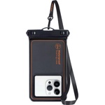 Mobile Origin Универсален водоустойчив калъф за смартфони до 6.5 инча - Mobile Origin Waterproof Floating Case IPX8 (черен-оранжев) (DBL-BLK-ORG01)