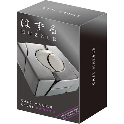 Hanayama Метален логически пъзел Hanayama - Cast Puzzle Marble Huzzle (515090)