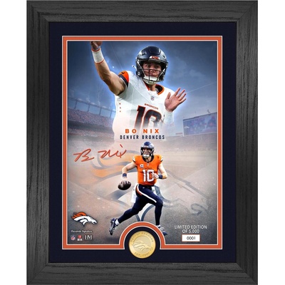 Obraz Denver Broncos NFL Bo Nix Bronze Coin