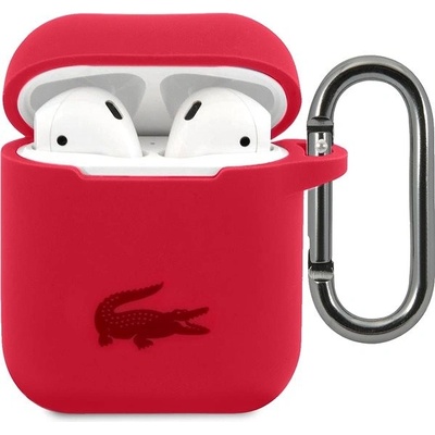 Lacoste Liquid Silicone Glossy Printing Logo puzdro pre Apple Airpods 1/2 LCA2SR