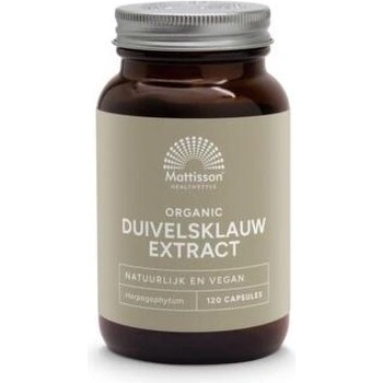 Mattisson Healthstyle Organic Devil's Claw Extract, 300 mg, 120 капсули, Mattisson Healthstyle (MT1999)