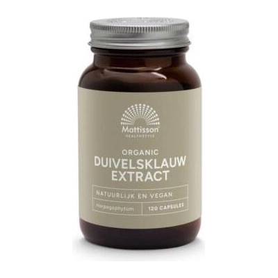 Mattisson Healthstyle Organic Devil's Claw Extract, 300 mg, 120 капсули, Mattisson Healthstyle (MT1999)