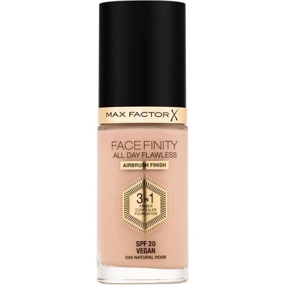 Max Factor Facefinity All Day Flawless SPF20 tekutý make-up s uv ochranou C50 Natural Rose 30 ml
