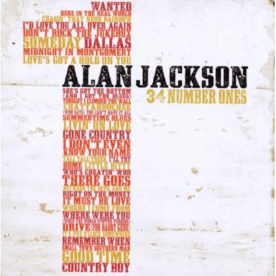 JACKSON ALAN: 34 NUMBER ONES, CD