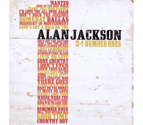 JACKSON ALAN: 34 NUMBER ONES, CD