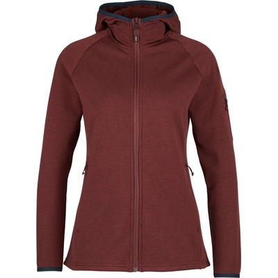 Stoic Дамско вълнено яке Stoic Women's MerinoFleece335 KuolpaSt. II Zip Hoody Merino hoodie - Pure Chocolate - размер XS (105-6686-0411)