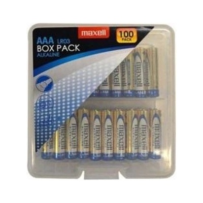 Maxell Батерии алкални, maxell, gp А23, aaa, (lr03), 1.5v, 100 бр (ml-ba-lr03-100pk-pvc)