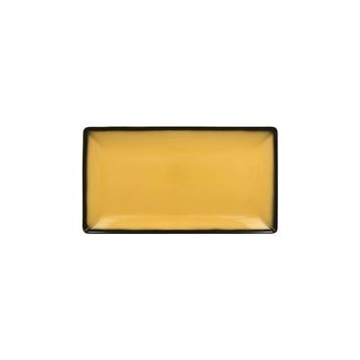 RAK Talíř servírovací obdélný 33,5 x 18,1 cm, žlutá RAK-LEEDRG33NY
