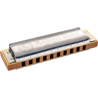 Hohner Marine Band 1896 Classic G-Richter Диатонична устна хармоника (M1896086P)
