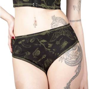 KILLSTAR дамски бикини KILLSTAR - Forest Lush - Черен - KSRA008815